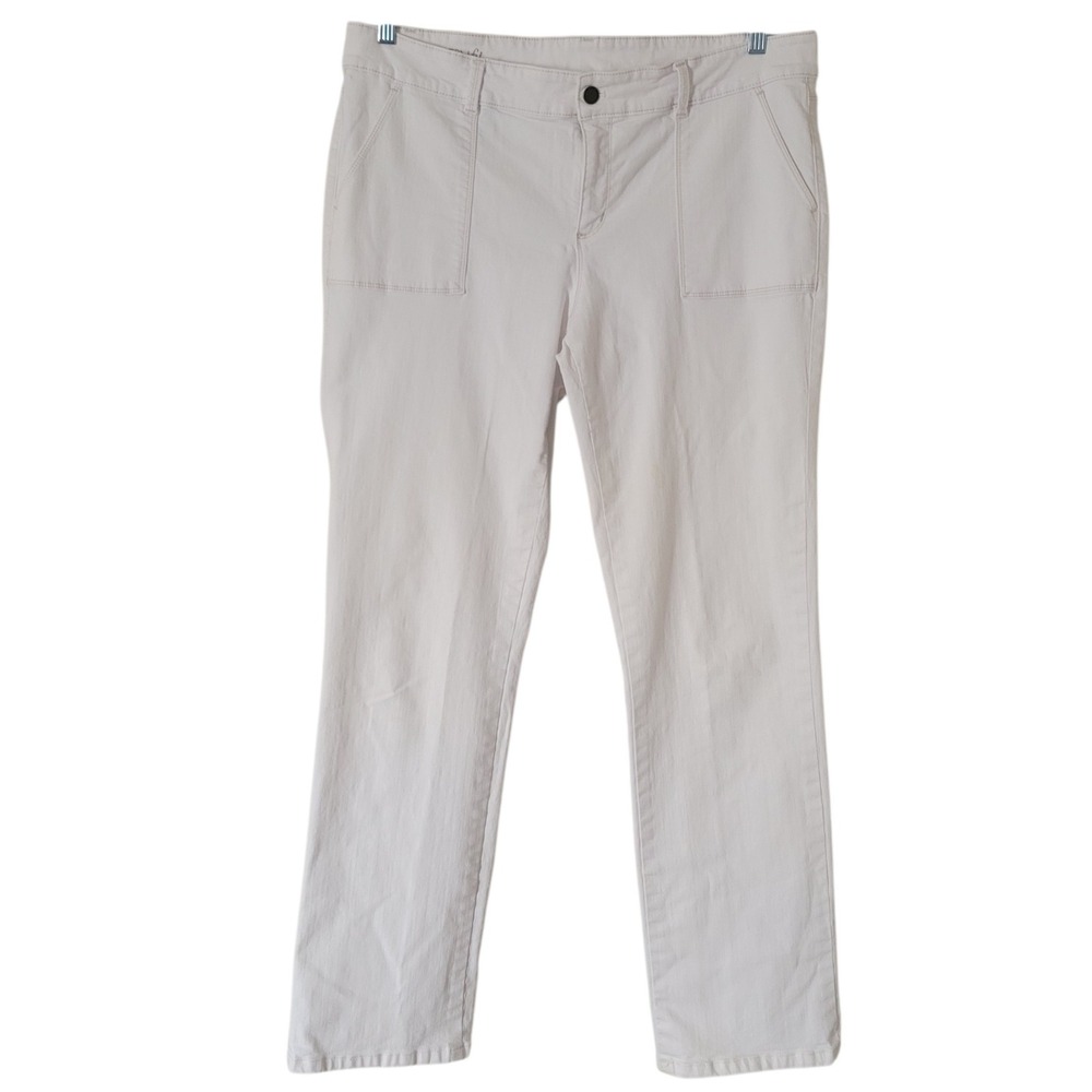 Ann Taylor‎ Modern Fit Women's Cream Straight Leg Pants Size 18T
I510